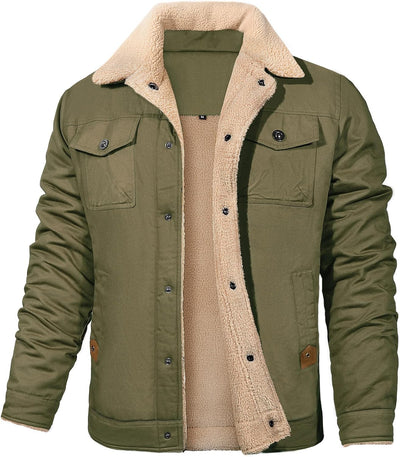 Hernan – Sherpa-Lined Winter Jacket for Men