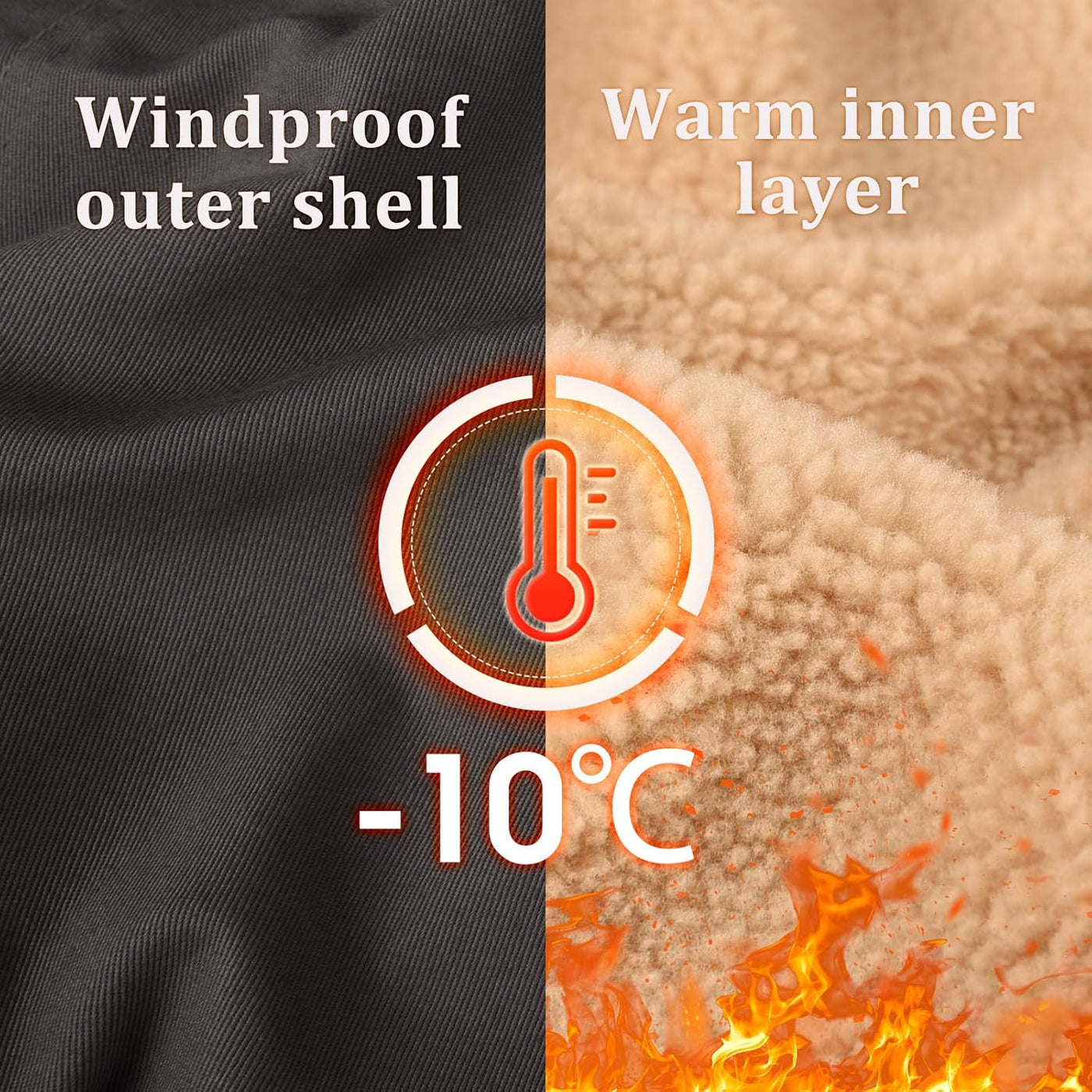 Hernan – Sherpa-Lined Winter Jacket for Men