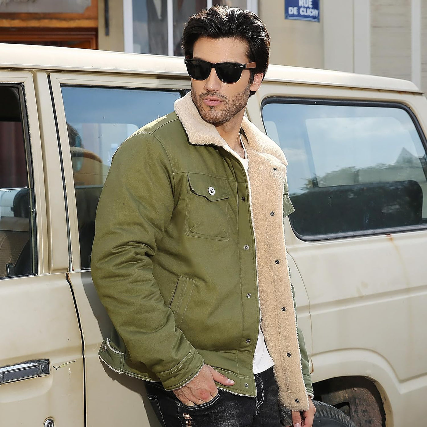 Hernan – Sherpa-Lined Winter Jacket for Men