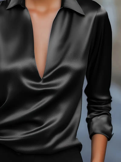 Nadene | Premium V-Neck Blouse