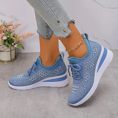 Giselle | Orthopedic Sneakers with Sparkling Rhinestones