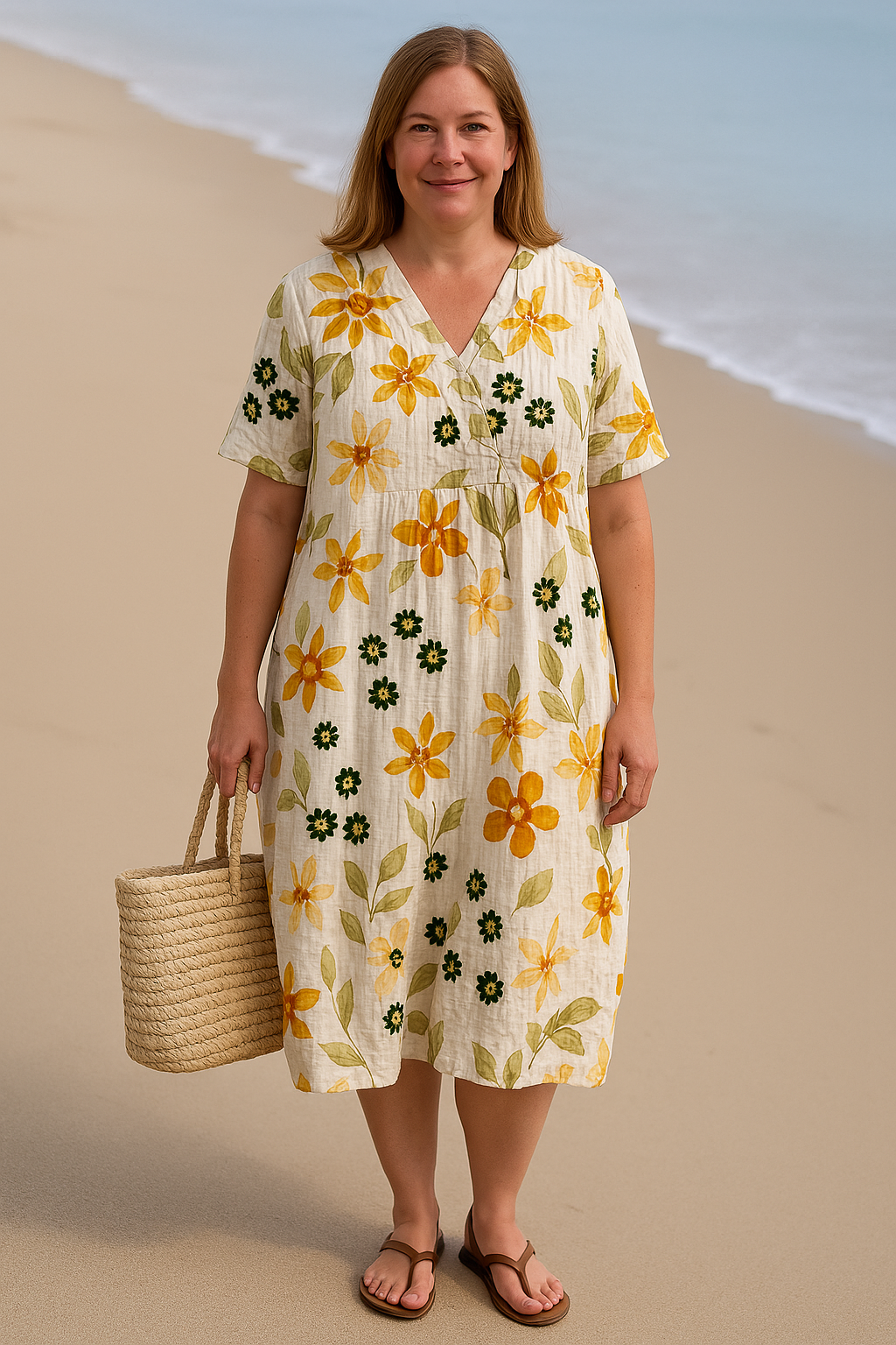 Elowen | Floral Relaxed-Fit Dress