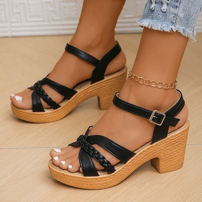 Michella | Stylish Sandals with Braided Strap