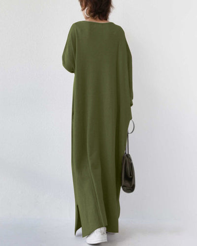 MIA | Fashionable Long Sleeve V-Neck Dress