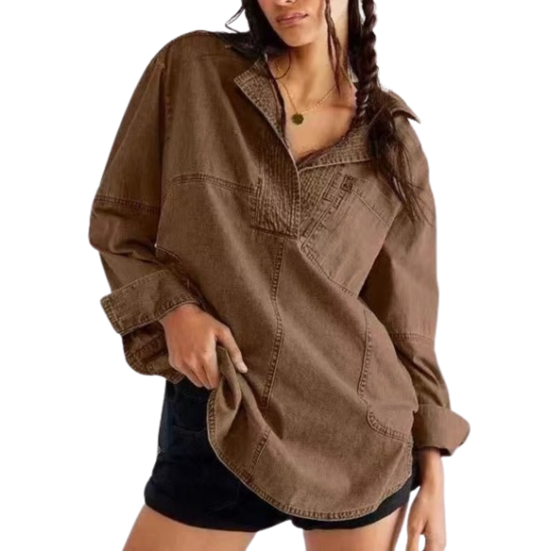 Laurenne™ | Effortless Chic Long-Sleeve Top