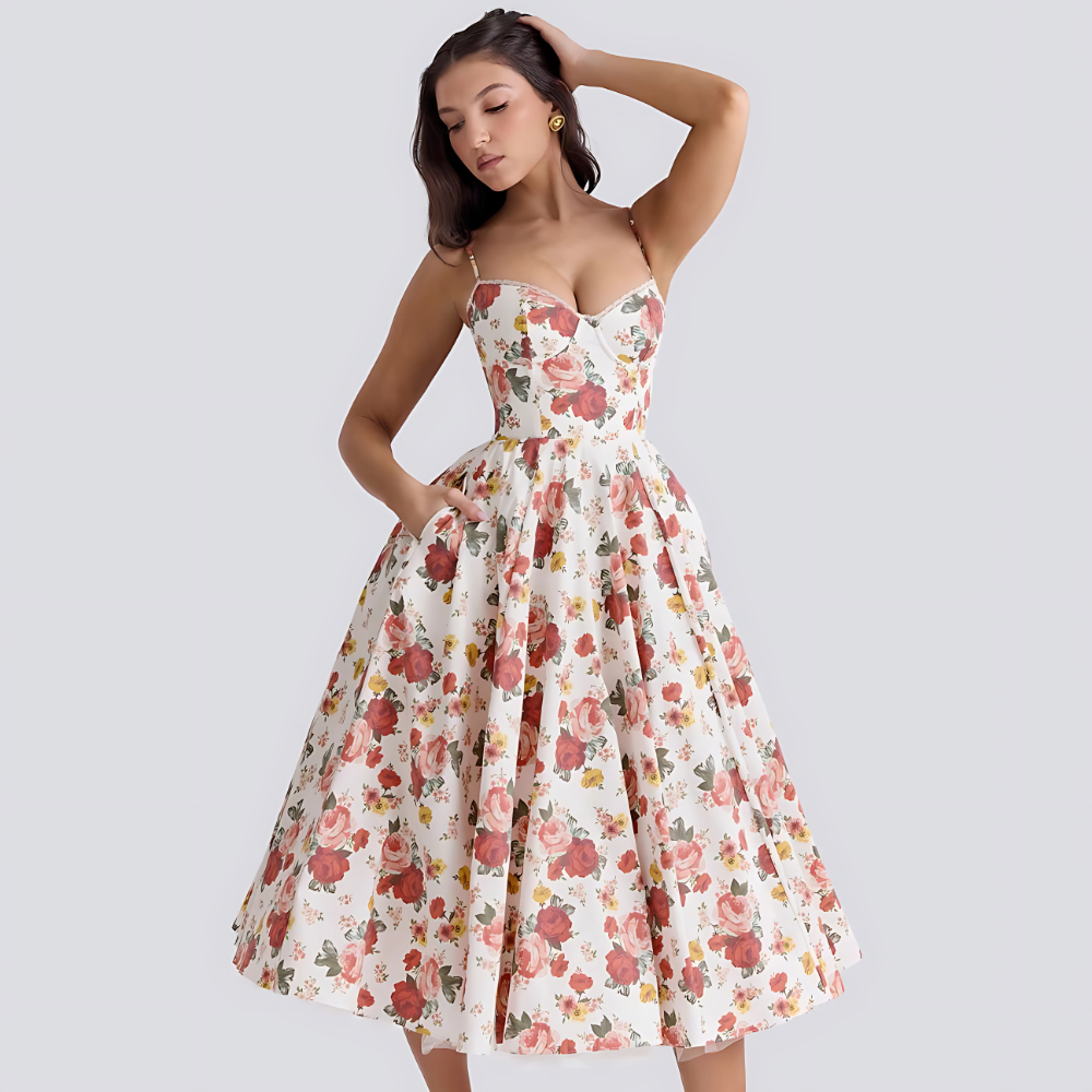 Karolina | Romantic Long Dress with Elegant Details