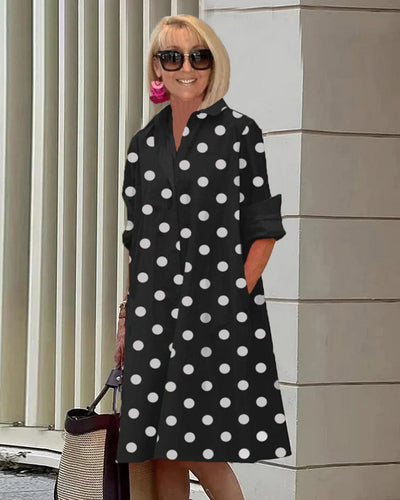 Sylvia | Lucky Charm Polka Dot Dress