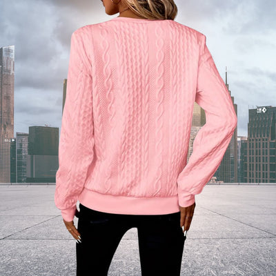 Silvia | Zip-Neck Knitted Sweater