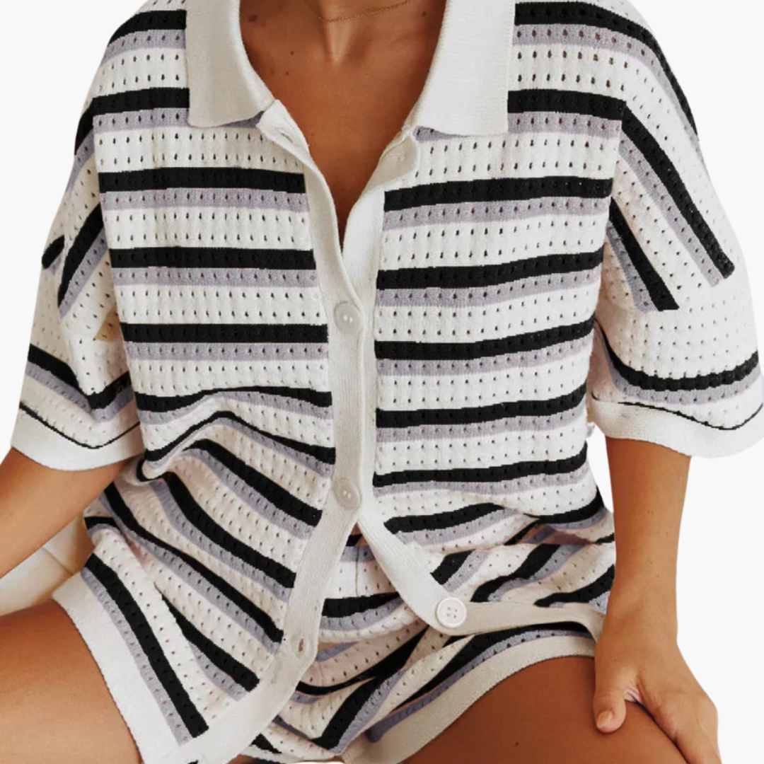 Goldie | Open-Knit Co-Ord Set