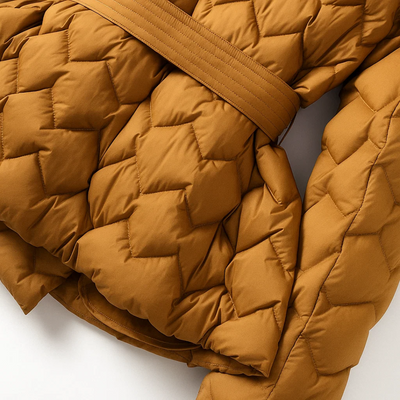 Sophia | Down Jacket with Waist Belt