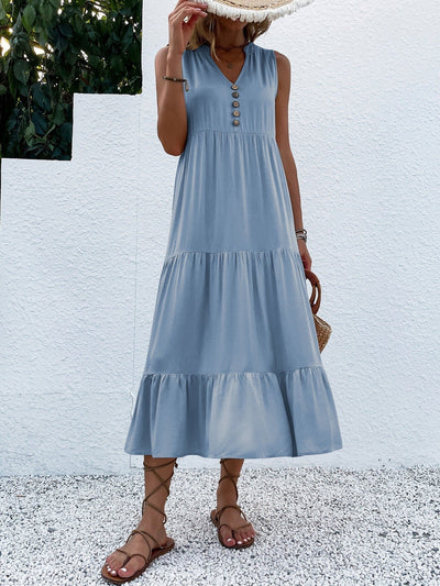 Henriette | Flattering Button Dress