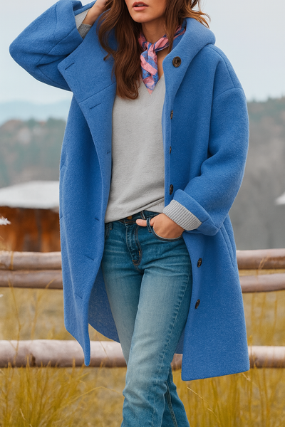 Leah | Cozy Mid-Length Coat