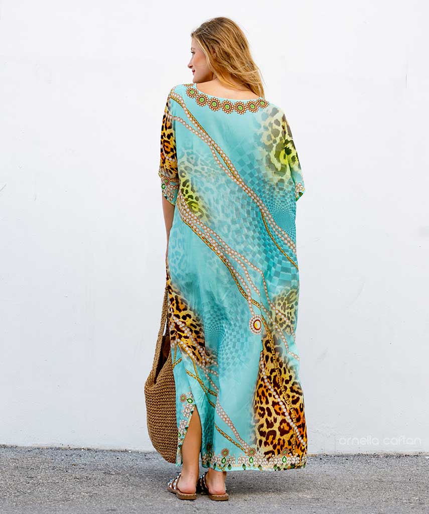 Eco-Soft Kaftan Dress