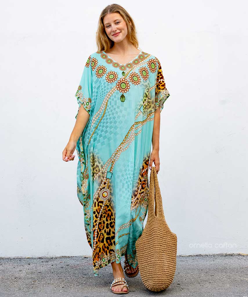 Eco-Soft Kaftan Dress