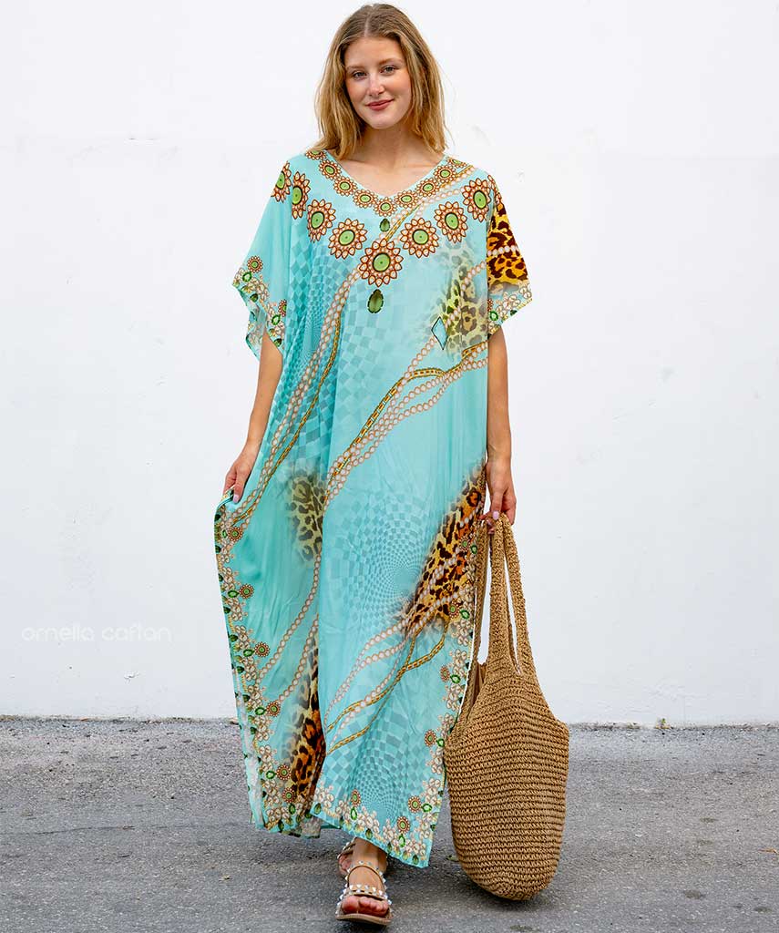 Eco-Soft Kaftan Dress