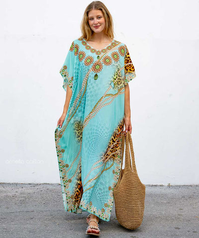 Eco-Soft Kaftan Dress