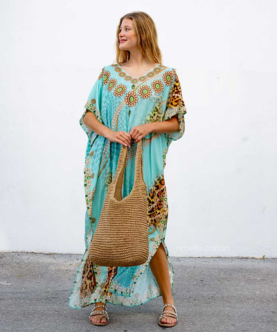 Eco-Soft Kaftan Dress