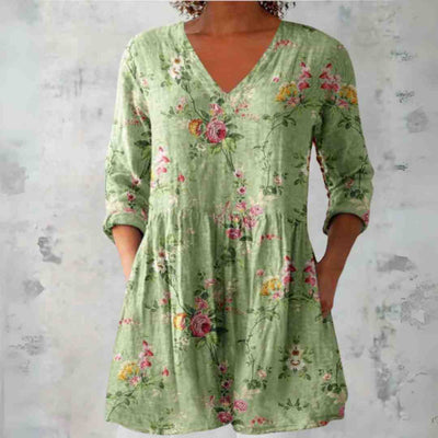 Mae | V-Neck Tunic Blouse