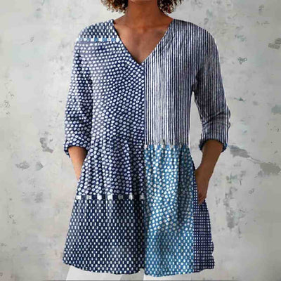 Mae | V-Neck Tunic Blouse