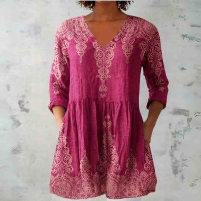 Mae | V-Neck Tunic Blouse