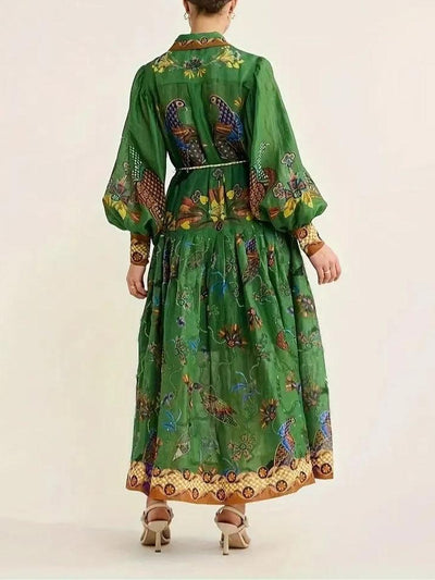 Coralie™ | Floral Print Maxi Dress