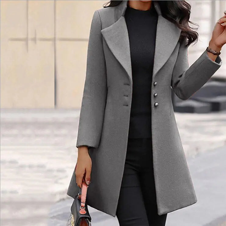 Nicola | Elegant Long Coat