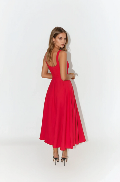 Mina - Long Dress with Adjustable Straps