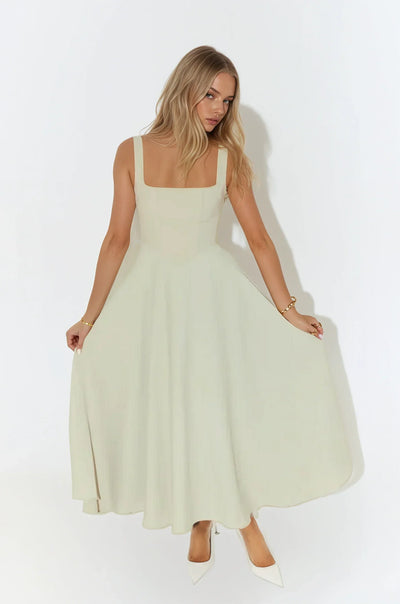 Mina - Long Dress with Adjustable Straps