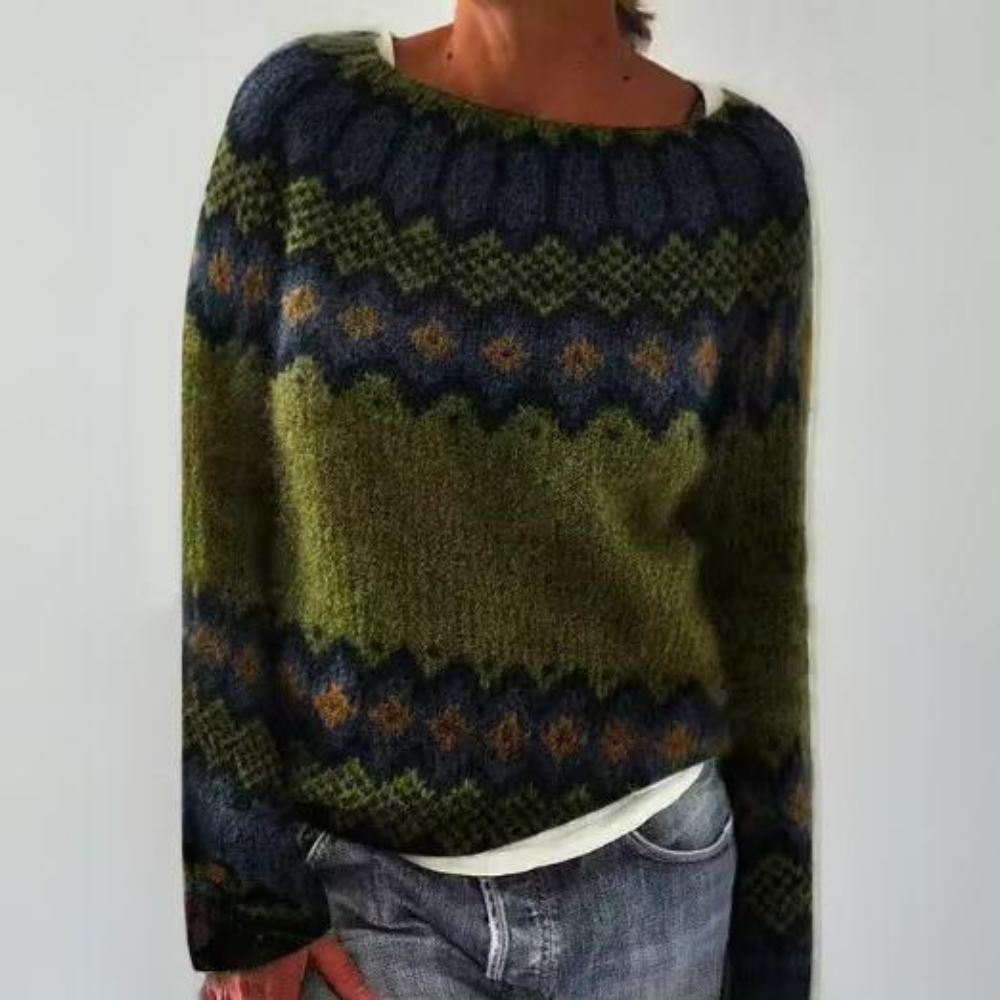 Danna | Retro Winter Sweater