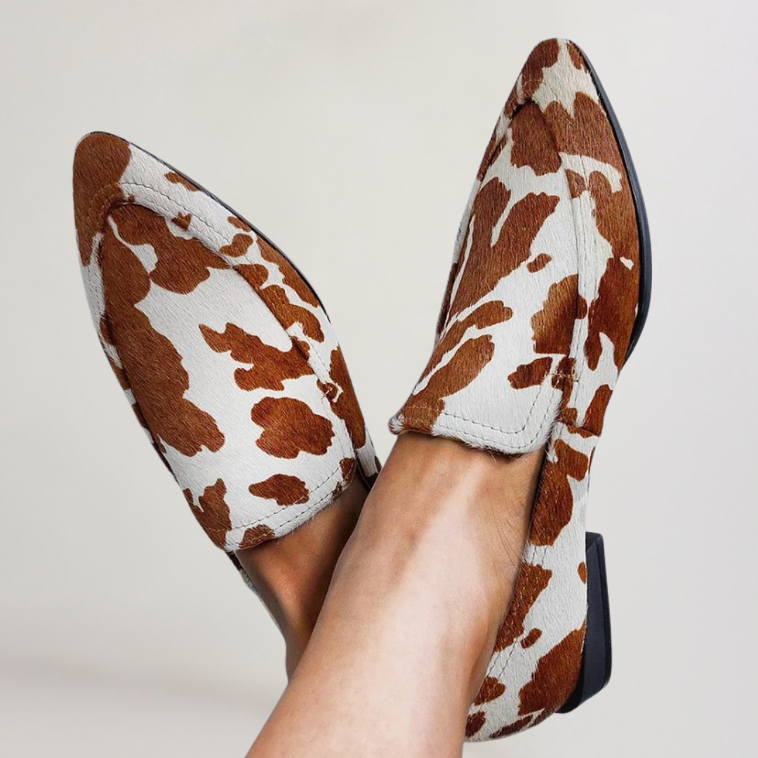 **LEONA | ELEGANT LOAFERS WITH LOW HEEL**
