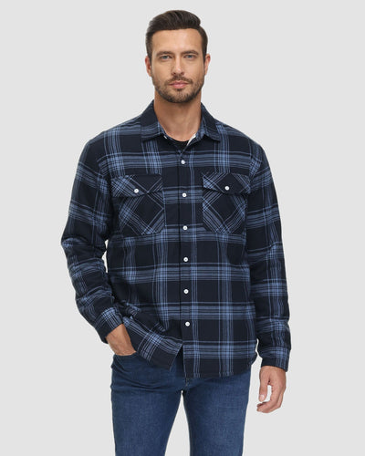 Klaus | Quilted Checkered Overshirt