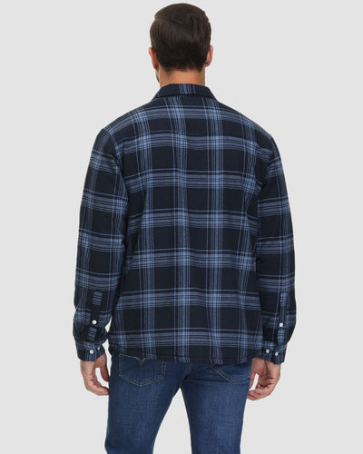 Klaus | Quilted Checkered Overshirt