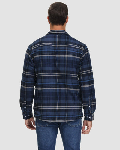 Klaus | Quilted Checkered Overshirt