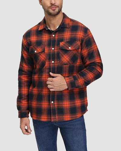 Klaus | Quilted Checkered Overshirt