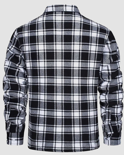 Klaus | Quilted Checkered Overshirt