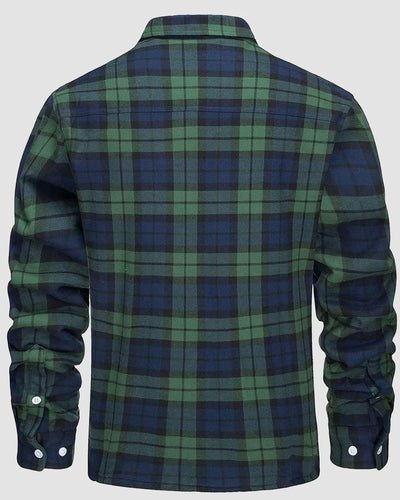 Klaus | Quilted Checkered Overshirt