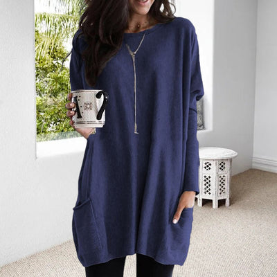 Elise | Relaxed Top With Pockets