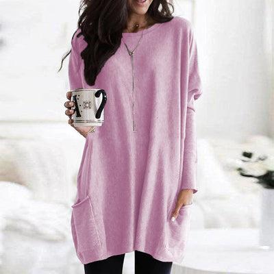 Elise | Relaxed Top With Pockets