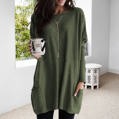 Elise | Relaxed Top With Pockets