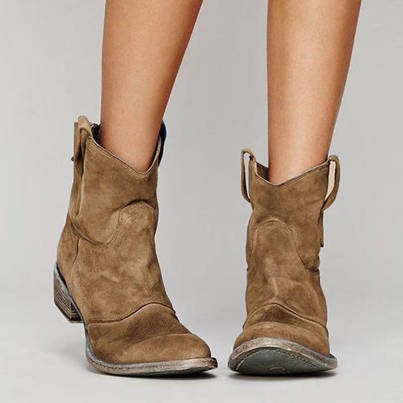 Faye | Western Ankle Boots