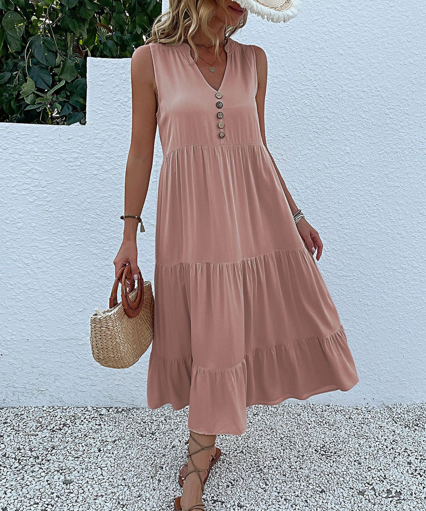Henriette | Flattering Button Dress