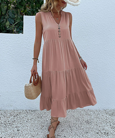 Henriette | Flattering Button Dress