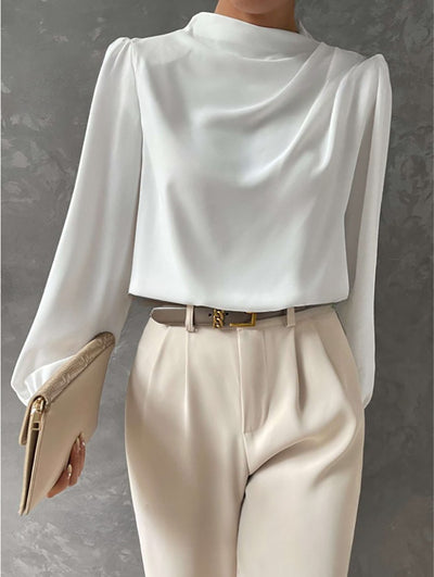 Emma | Elegant Draped Top