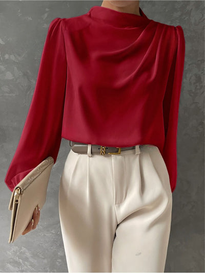 Emma | Elegant Draped Top