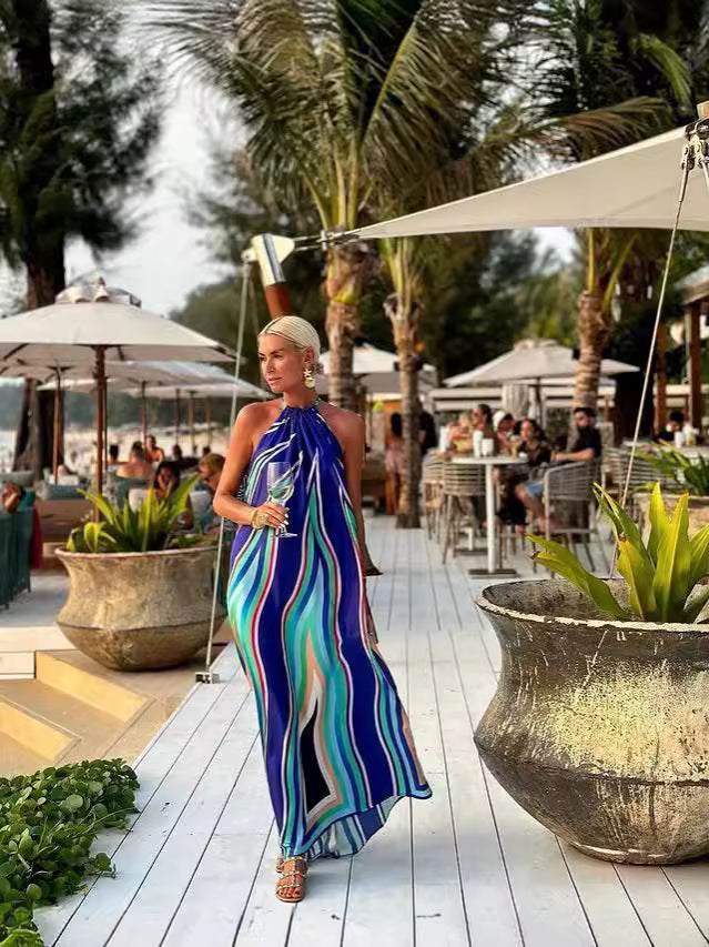 Carrie™ Long Halter Dress