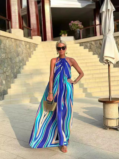 Carrie™ Long Halter Dress