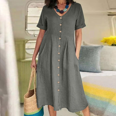 Harper | Everyday Pocket Button Dress