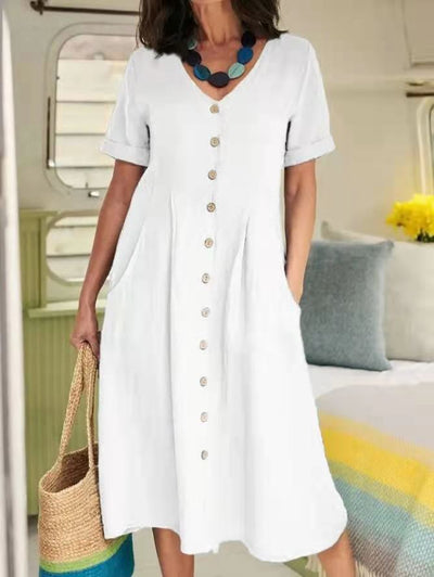 Harper | Everyday Pocket Button Dress