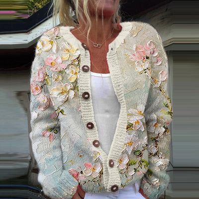 Claire | Vintage Floral Cardigan