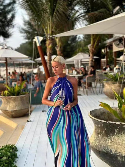 Carrie™ Long Halter Dress